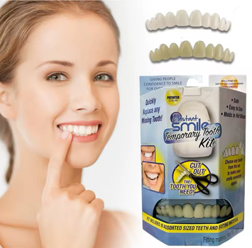 Набір тимчасових зубів Temporary Tooth Kit Veneers Швидка заміна відсутніх зубів
