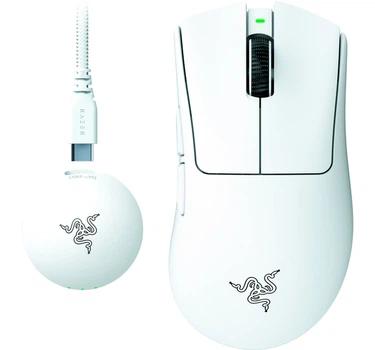 Мышь Razer DeathAdder V4 PRO Wireless/USB White (RZ01-05330200