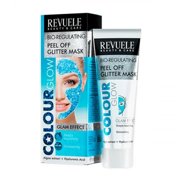 Голубая биорегулирующая пилинг-маска Revuele Color Glow, 80 мл
