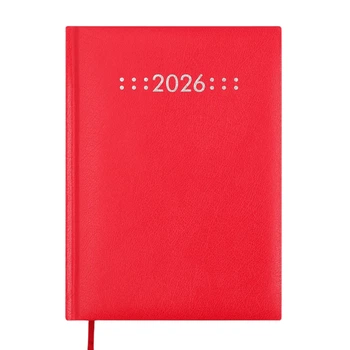 Ежедневник 2026 Buromax A5 Classic BM.21121-* - Красный