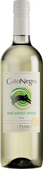 Вино Gato Negro біле напівсолодке 0.75 л (7804300136901)