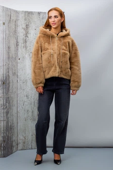 Шуба жіноча Where Uwear Y25-1 бежева 346527_One size