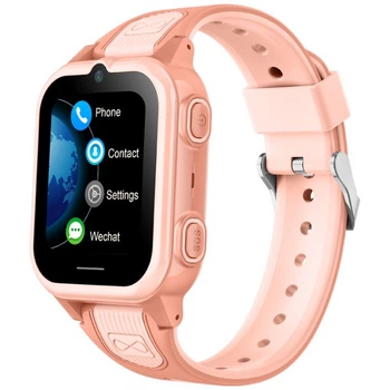Смарт часы-телефон детские Wonlex CT21 Mini с видеозвонком WI-FI GPS SIM-карта Pink (18352)