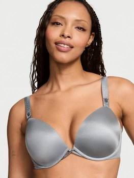 Бюстгальтер с косточками Victoria's Secret 27024342 70D Серый (7312439123235)
