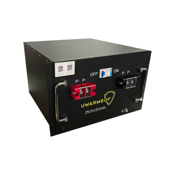 Акумулятор LiFePo4 (Літій-залізо-фосфатні) UWarmSof 25.6V 200Ah BMS з Bluetooth