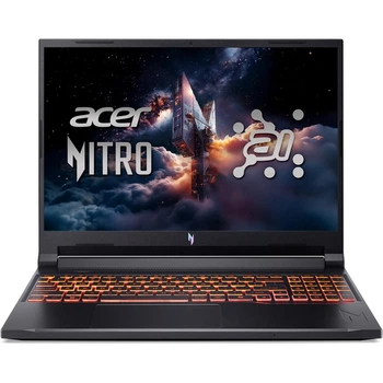 Ноутбук ACER Nitro V 16 AI ANV16-42-R3XB (NH.U1GEP.005), 16" / IPS / 180Hz / R7-260 / RAM 16GB / SSD 1TB / RTX5060 / DOS / Чорний
