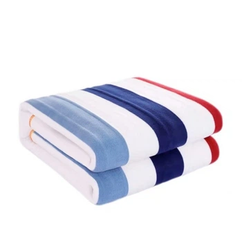 Электропростынь 70х150 см с сумкой Electric Blanket в цветную полоску