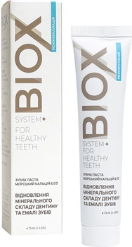 Зубная паста Biox морской кальций & D3 75 мл Choice