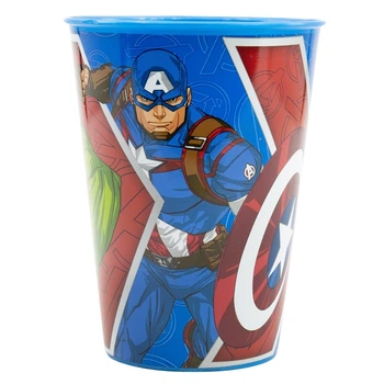 Стакан для детей 260 мл Мстители Stor Avengers 9,7x7,6x7,6 см пластиковый синий с красным