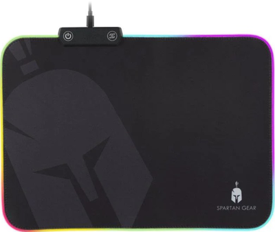 Podkładka pod mysz Spartan Gear Ares RGB Gaming Black (SGMPRGB01)