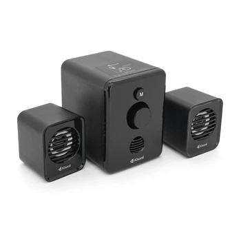 Колонки Kisonli U3000BT із сабвуфером USB TF BT FM AUX 5Вт 2x3Вт Чорні