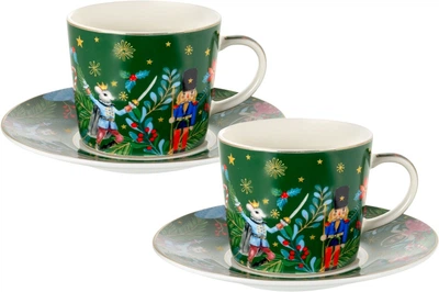 Чайный набор Lefard Green Christmas 250 мл 4 предмета (922-098)