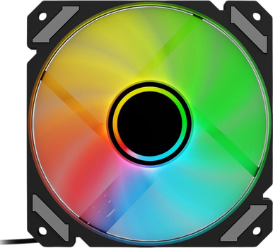 Wentylator Sharkoon SHARK RGB Mirror REVERSE Black (4044951042463)