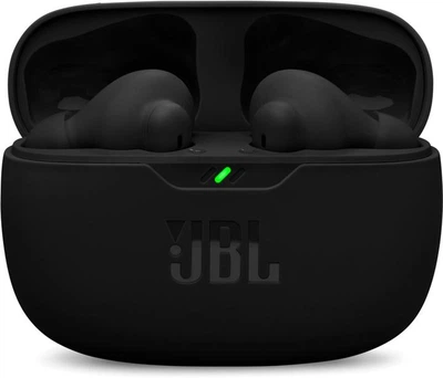 Наушники JBL Wave Beam 2 беспроводные TWS с шумоподавлением, 40 часов работы, IP54, черный (JBLWAVEBEAM2BLK)