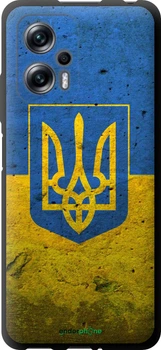 Чохол на Xiaomi Redmi Note 11T Pro Прапор та герб України 2 "378b-2644-70447"