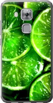 Чехол на Huawei Nova Plus Зелёные дольки лимона "852u-961-70447"