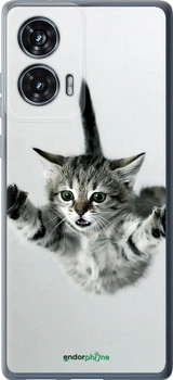 Чехол на Motorola Edge 50 Fusion Летящий котёнок "2322u-3748-70447"