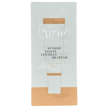 Пробник ВВ крем з екстрактом центели Purito Seoul Wonder Releaf Centella BB Cream тон 23 Natural Beige 1 мл