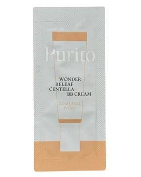 Пробник ВВ крем з екстрактом центели Purito Seoul Wonder Releaf Centella BB Cream тон 13 Neutral Ivory 1 мл