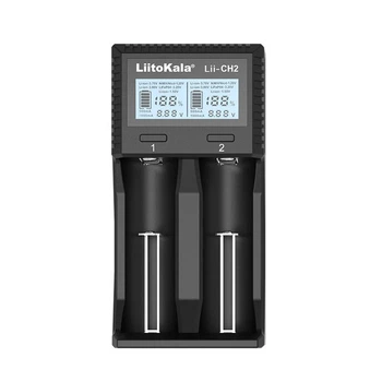 Универсальная зарядка для аккумуляторов LiitoKala Lii-CH2 2xАА/ААА, 26650, 21700, 20700, 18650, 18490, 18350