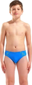 Плавки-сліпи для хлопчиків Arena POSEIDONIA SWIM BRIEFS блакитний, жовтий Діти 152 см 009009-806
