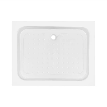 Душевой поддон KAPIELKA ST100x80х14 низкий, прямоугольный, диаметр слива 52 мм Lidz