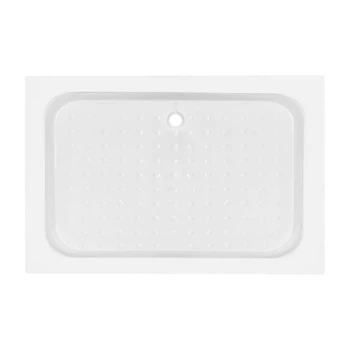 Душевой поддон KAPIELKA ST120x80х14 низкий, прямоугольный, диаметр слива 52 мм Lidz