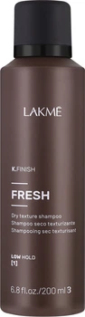 Сухий шампунь для волосся Lakme K.Finish Fresh Dry Texture Shampoo 200 мл (8429421460521)