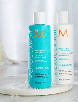 Шампунь і кондиціонер для зволоження волосся Moroccanoil Hydration по 250 мл