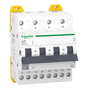 Переключатель нагрузки Schneider Electric I-0-II iSSW Acti9 4P 40A (A9SCO440)