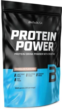 Комплексний протеїн Biotech Protein Power порошок 1000 г Шоколад (5999076227952)