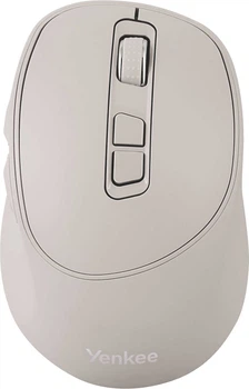 Mysz YENKEE YMS 2080BG SLIDER Wireless/USB Rechargable Beige (45019321)