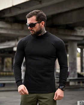 Гольф Maximus Black трикотажний, 95% бавовна, чоловічий светр S