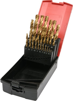 Zestaw wierteł do metalu YATO HSS-TiN 1-13 mm 25 szt (YT-44676)