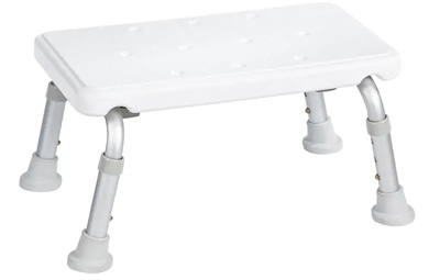 Taboret-stopień Ridder łazienkowy regulowany, biały (4006956951294)