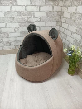 Будинок лежанка для котів та собак Animals_joy Кошик S 34*34 см (193)