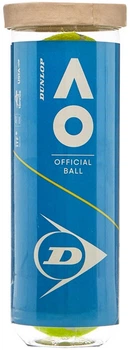 М'ячі для тенісу Dunlop Australian Open пластик банка (601601)