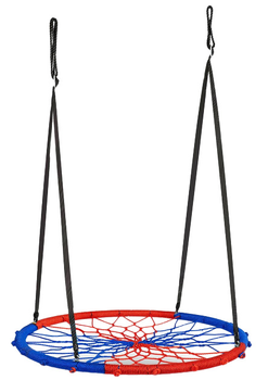 Huśtawka Neo-Sport Bocianie gniazdo Swingo NS-104 95 cm Niebiesko-czerwona (5903890617677)