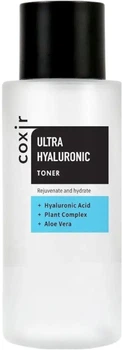 Зволожувальний тонер для обличчя Coxir Ultra Hyaluronic Toner із гіалуроновою кислотою 30 мл (8809080824689)