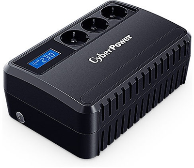 ДБЖ Cyber Power Line-Interactive LCD 650VA/360W Black (BU650EULCD)