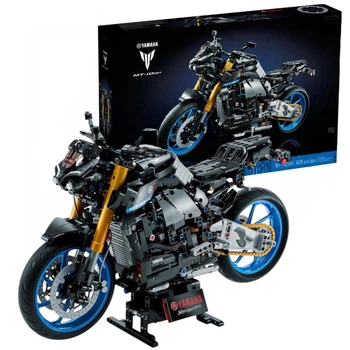 Конструктор мотоцикл YAMAHA 1478 деталей совместимый блочный