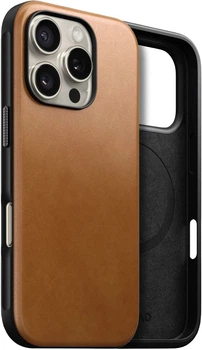 Чохол Nomad Modern Leather Case English Tan for iPhone 16 Pro Max