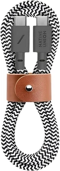 Кабель USB-C to USB-C Native Union Belt Cable Zebra (1.2 m) (BELT-C-ZEB-2-NP)