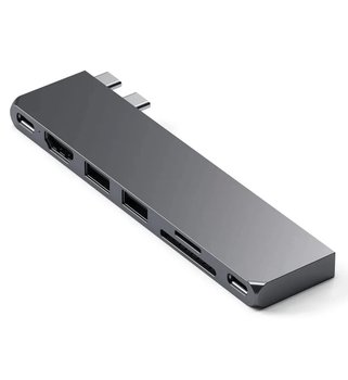 Хаб Satechi USB-C Pro Hub Slim для MacBook Air / Pro (Space Gray)