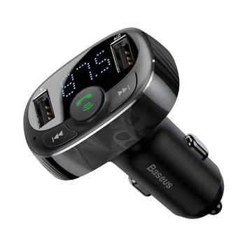 Bluetooth FM-трансмиттер Baseus для авто с USB зарядкой и MP3-плеером