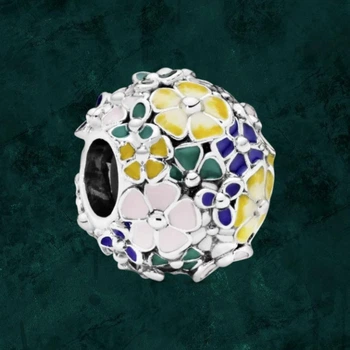 Серебряная бусина "Букет цветов" Pandora (Пандора) 797907enmx