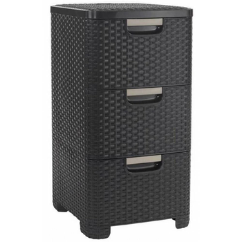 Комод Curver з висувними ящиками 33 x 38 x 63 см, коричневий (3253926604006)