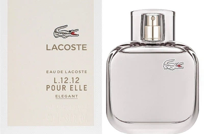 Туалетная вода женская Lacoste Eau De L.12.12 Pour Elle Elegant, 90 мл