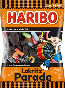 Желейный лакричный набор -HARIBO Lakritz Parade 340 грамм