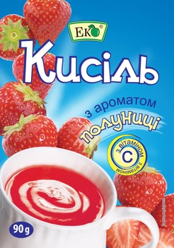 Кисіль з ароматом Полуниці Еко 90 г